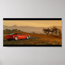 Chevrolet Corvette C6 Desert Posters