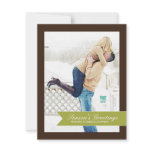 Chevron Christmas Photo Cards Invite