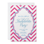 CHEVRON - Girls Night Out BACHELORETTE- Invitation