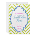 CHEVRON - Girls Night Out BACHELORETTE- Invitation
