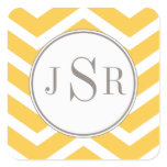 Chevron Monogram Sticker