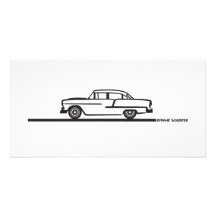 Chevy 1955 quatre-portes photocartes