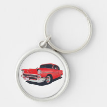 Chevy Bel Air vector illustration Keychains