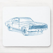 Chevy Chevelle 1972 Mouse Pad
