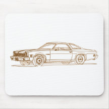 Chevy Chevelle 1973 Mouse Pads