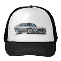 Chevy Nova Silver Car Trucker Hat