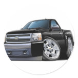 Chevy Silverado Black Truck Sticker