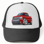 Chevy Silverado Red Extended Cab Mesh Hat