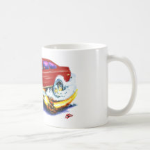 Chevy Vega Maroon Car Coffee Mug