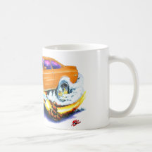 Chevy Vega Orange Car Mug