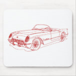 Chevy Vette 1955 mousepads