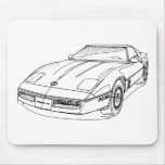 Chevy Vette 1984 C4 tapis de souris