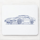 Chevy Vette ZR1 1990 C4 tapis de souris