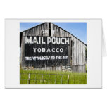 Chew Mail Pouch Tobacco, Old Barn Greeting Card