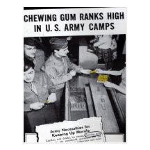 "Chewing Gum Ranks High" Postcard
