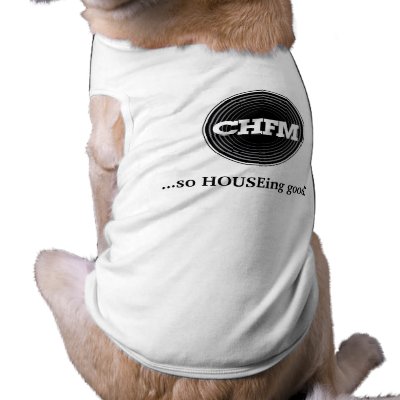 chfmlogo, ...so HOUSEing good! Dog Clothes by chicagohousefm