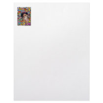 Chi Chi in Butterflies  - Chihuahua Puppy in Hat Letterhead Design