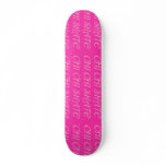 CHI CHI SKATE - Skateboard in soft pink