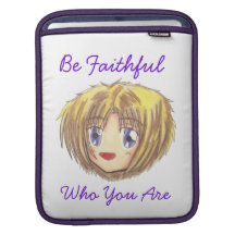 Chibi Ayame "soit" douille fidèle d'iPad Poches iPad