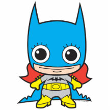 Chibi Batgirl Photo Cut Outs