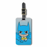 Chibi Batman Running luggage tags