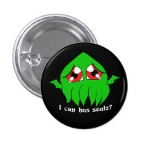 Chibi Cthulu lolthulu Pinback Buttons