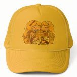 Chibi Gemini (distressed) Mesh Hat