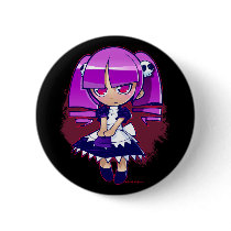 Chibi Goth Pin
