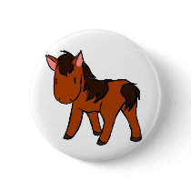 Chibi Horse Buttons