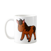 Chibi Horse Coffee Mugs