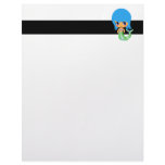 chibi magical mermaid 2 letterhead template