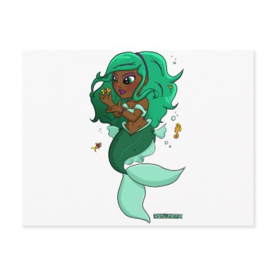 Chibi Pisces Post Cards by utopiangem