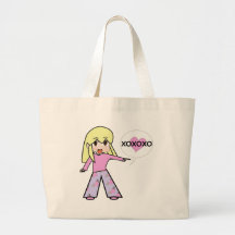 Chibi Valentine Tote Bags