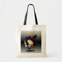 Chibi witch Mary Trick or Treat Bags
