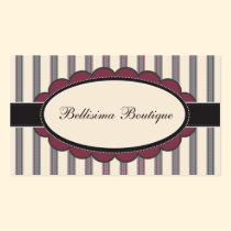 Chic Boutique Designer Business Cards: lilac business cards