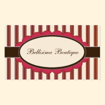 Chic Boutique Designer Business Cards: rose business cards