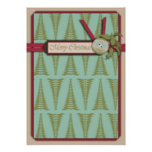 Chic Christmas Invitation Card
