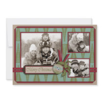Chic Christmas Photo Card 2 Invitation