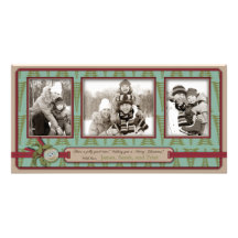 Chic Christmas Photo Card Trio
