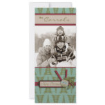 Chic Christmas Tall Invitation Card