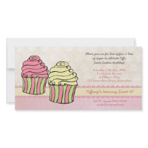 Chic Cupcakes Sweet 16 Birthday Party Invite Photo Card