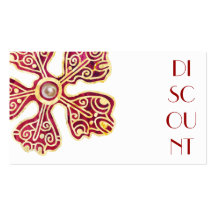 Chic Discount Coupon Business Card Templates