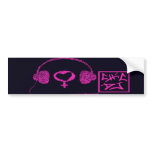 chic DJ bumper sticker