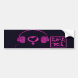 chic DJ bumper sticker