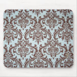 Chic French Blue Fabric Mouse Pad mousepads