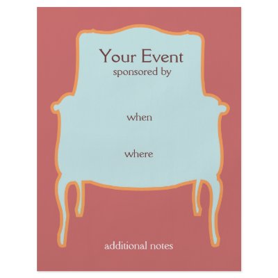 Chic Furniture Flyer by sm_business_cards