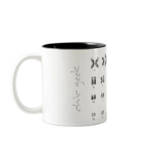 chic geek genetics xx female coffee mug