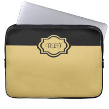 chic ipad sleeve, kakki/with monogram laptop sleeve