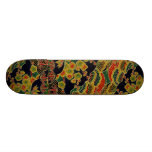 Chic Japanese Traditional Pattern Skateboard