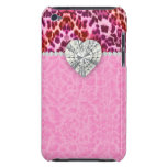 Chic Leopard iPod Barely There Heart Pink Barely There Ipod Covers